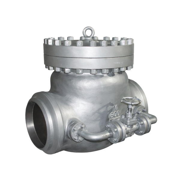 Check valve with by-pass welded ends carbon steel class 900