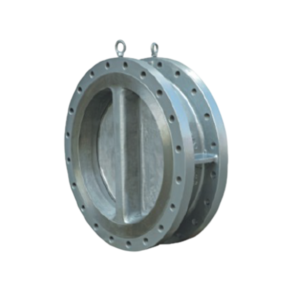 Dual check valve spring loaded API602 B16.34 stainless steel sea water