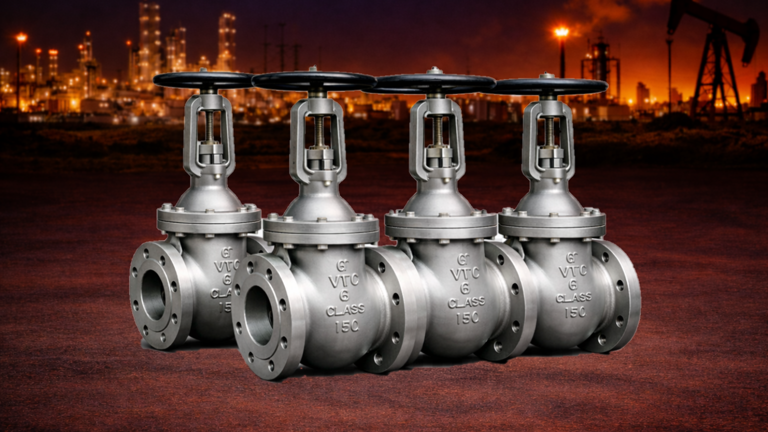 Gate valve rising non-rising stem carbon stainless steel PN40