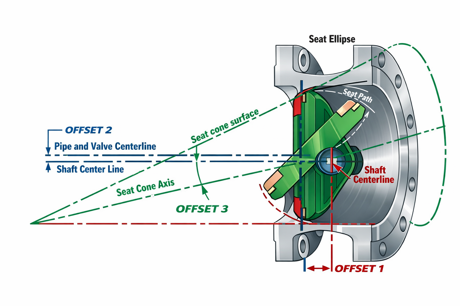 What means triple offset API 609